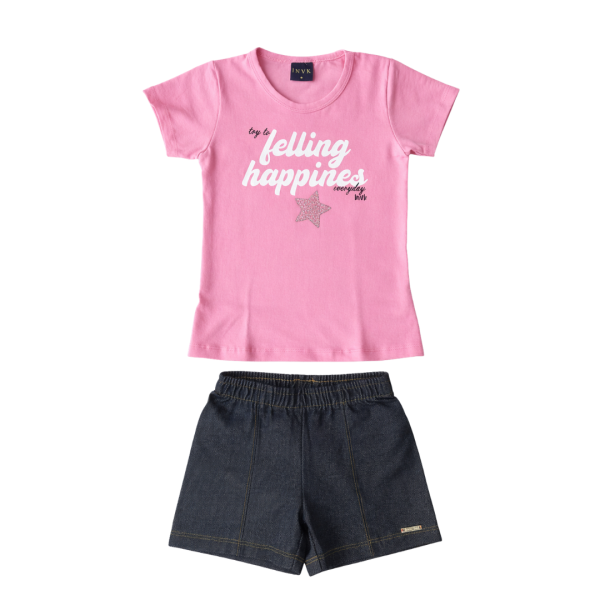 Conjunto 33057 Rosa