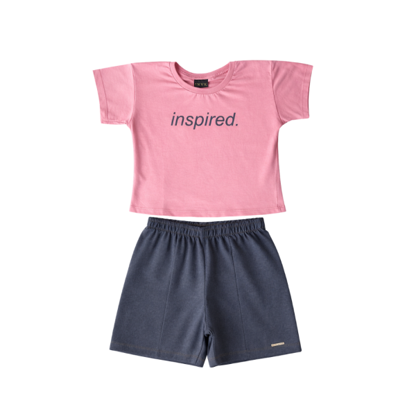 Conjunto 34038 Rosa Vintage