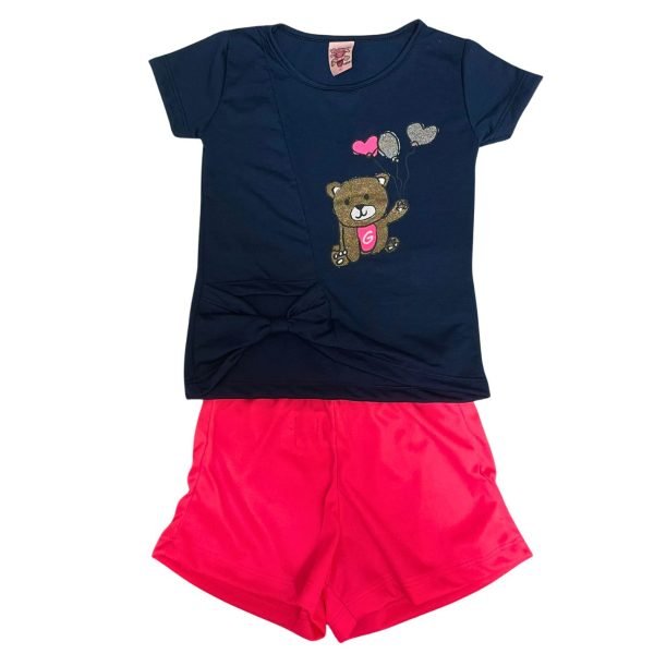 Estampa Ursinho com balões de coração.2