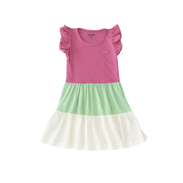 Vestido 33166 Rosa Vintage